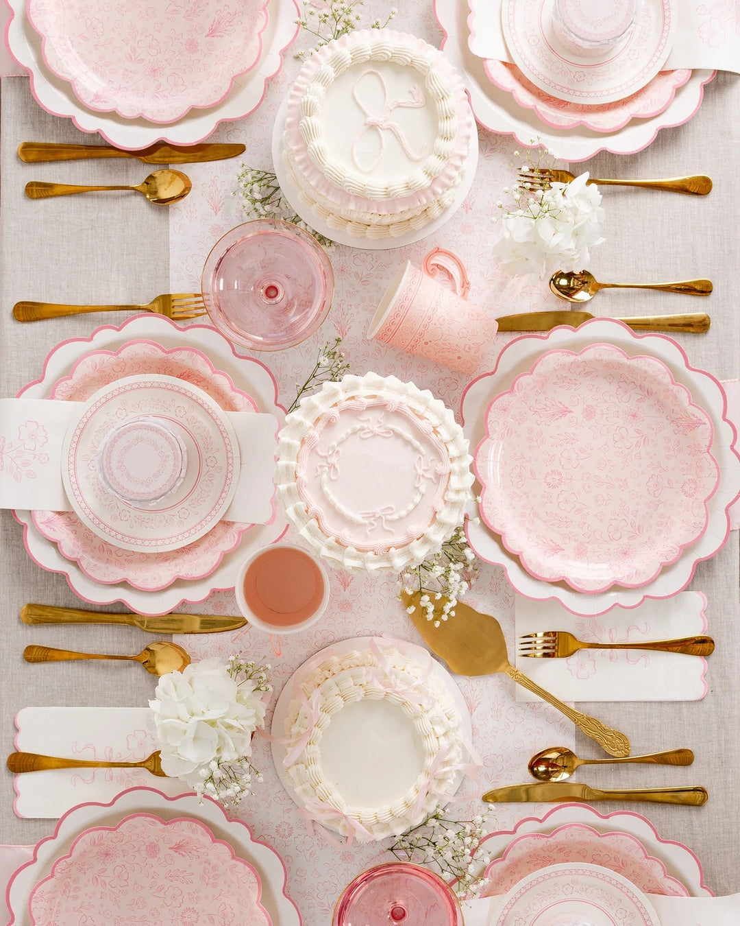 PRE-ORDER (6-8 Oct): Pembroke Pink Table Runner