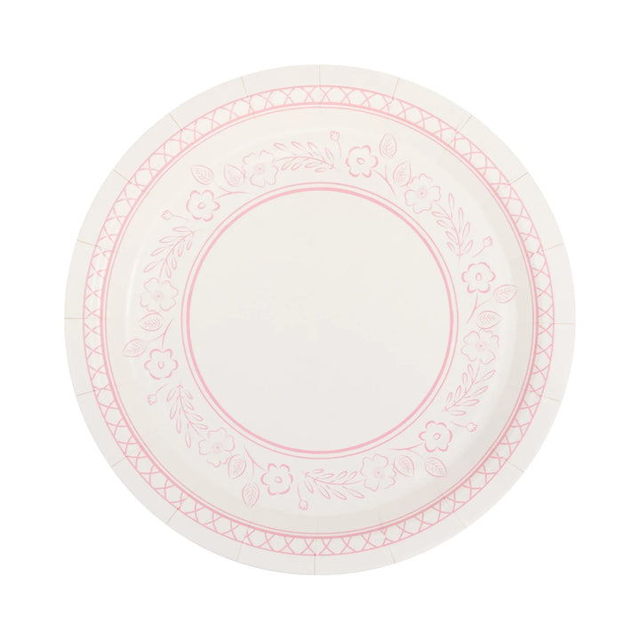 PRE-ORDER (6-8 Oct): Pembroke Pink Floral Plates (4 options)