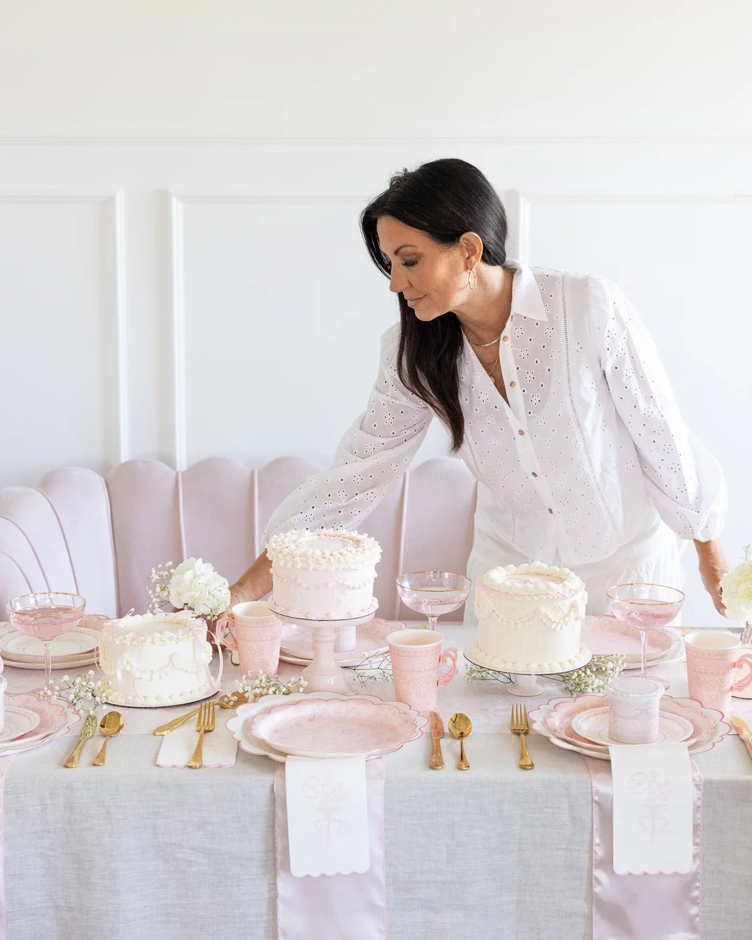 PRE-ORDER (6-8 Oct): Pembroke Pink Floral Plates (4 options)