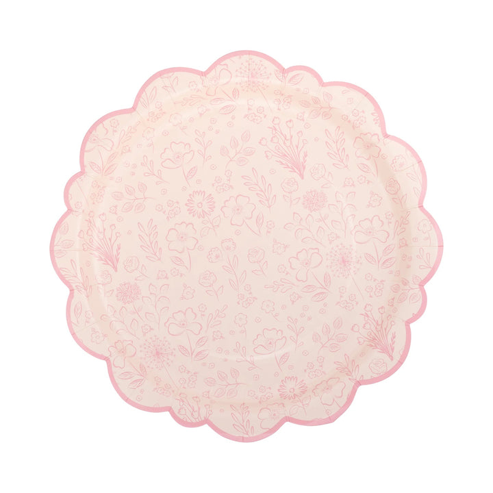 PRE-ORDER (6-8 Oct): Pembroke Pink Floral Plates (4 options)