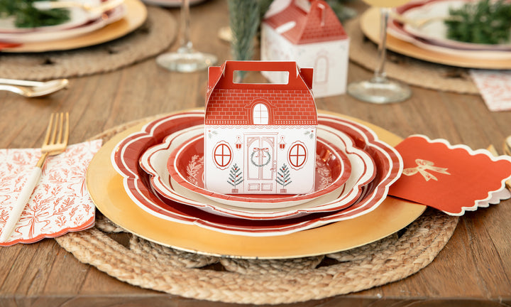 PRE-ORDER (26/09-02/10): Red Bough Pattern Dinner Napkin