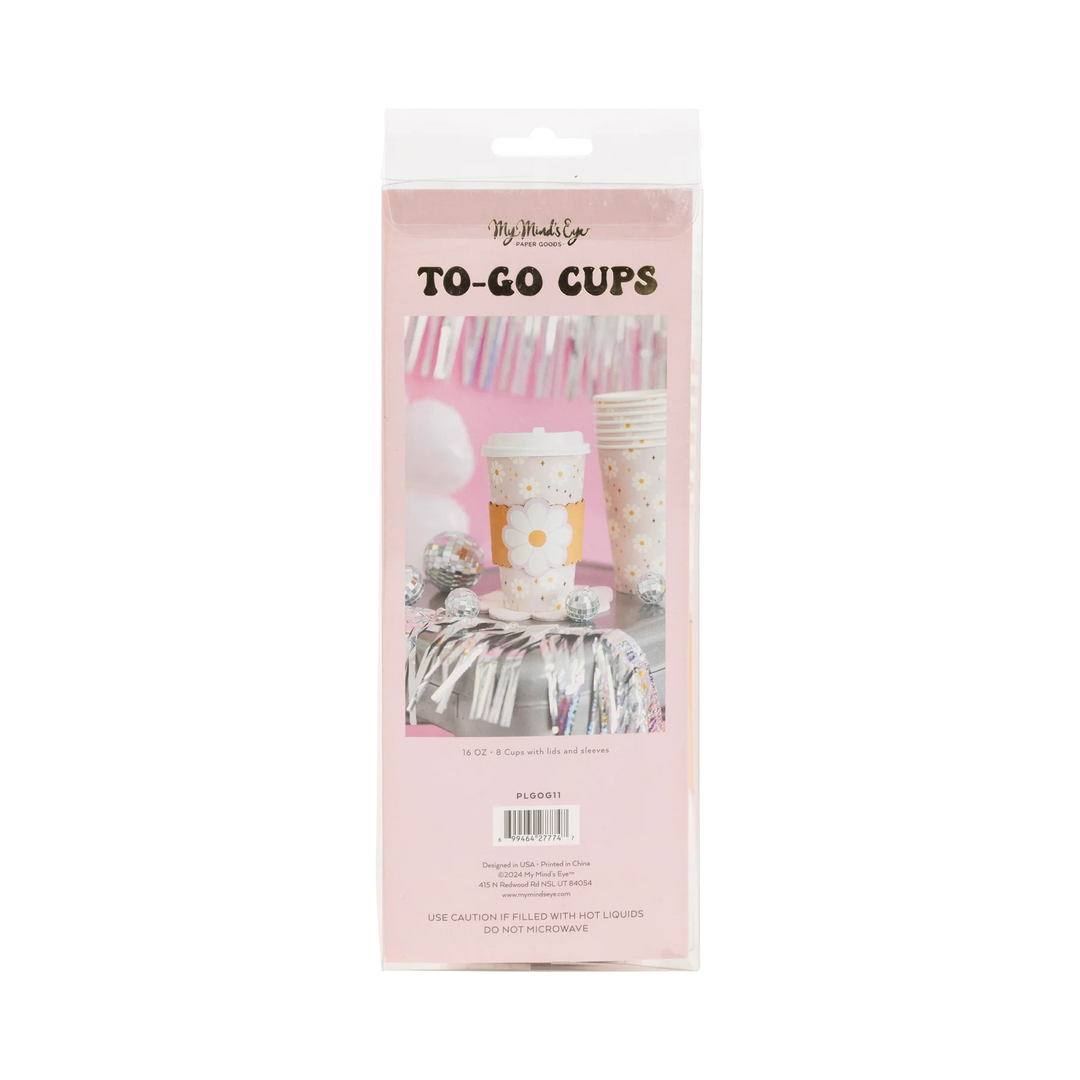Disco Daisy To Go Cups