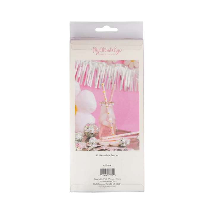 Disco Daisy Reusable Straws