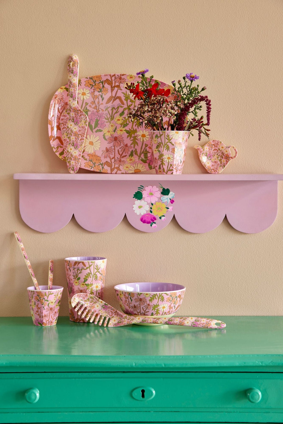 Daisy Dearest Rectangular Melamine Plate
