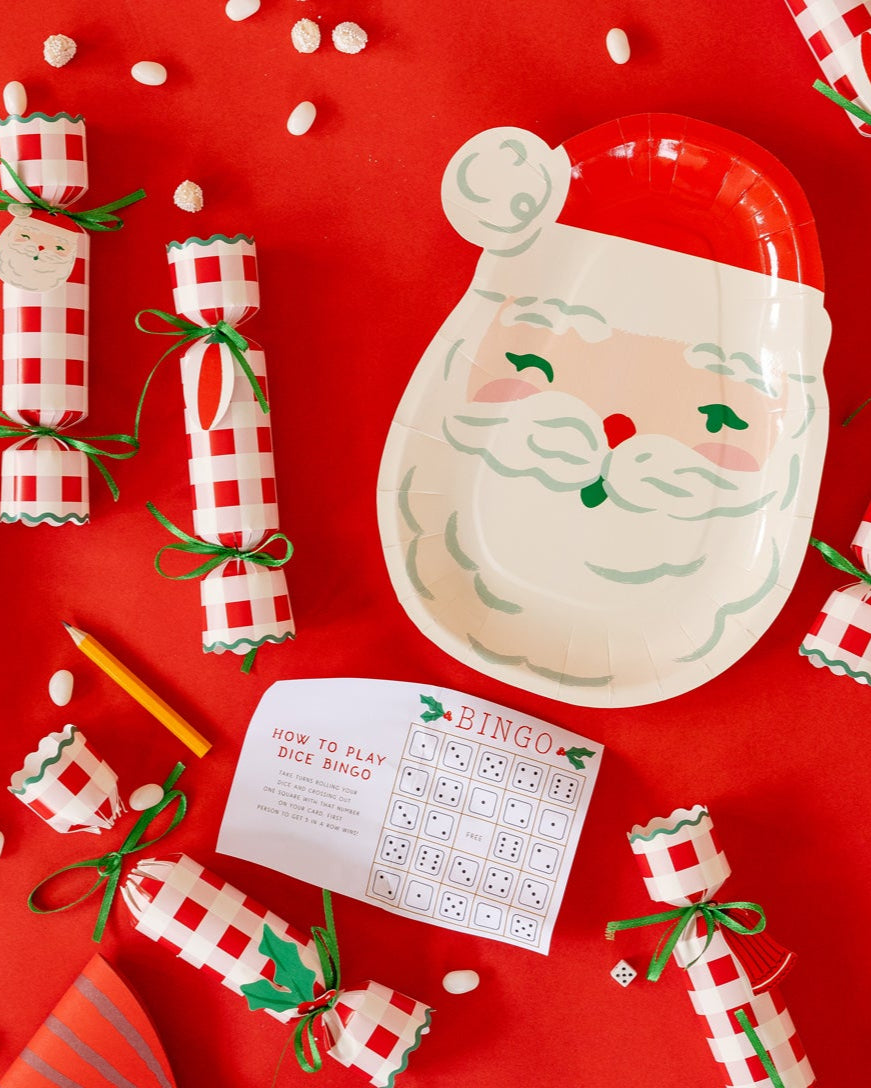 PRE-ORDER (26/09-02/10): Cheeky Santa Paper Plate