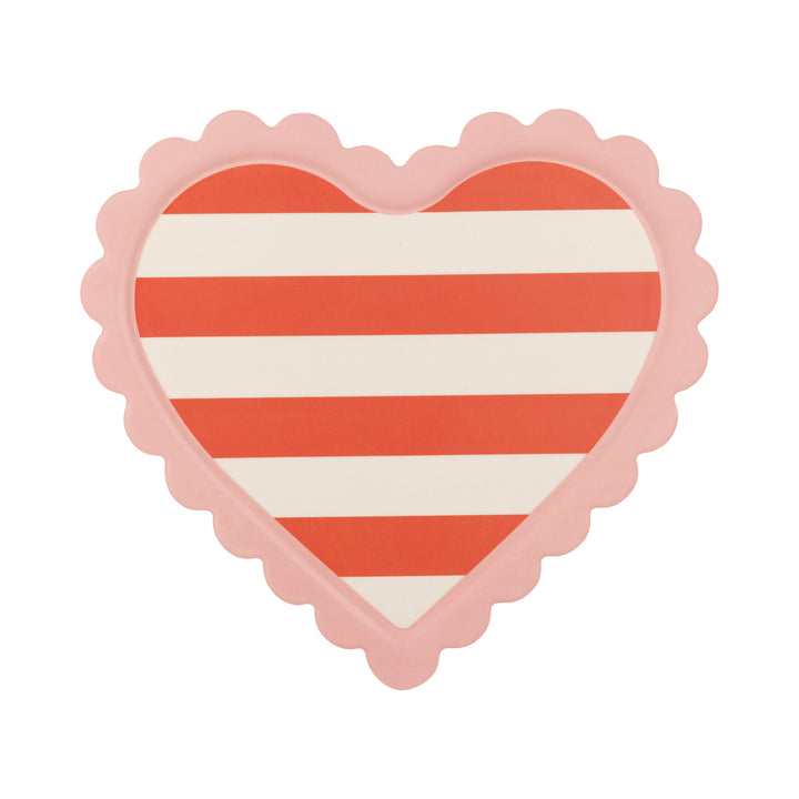 PRE-ORDER (26/09-02/10): Scalloped Striped Heart Tray