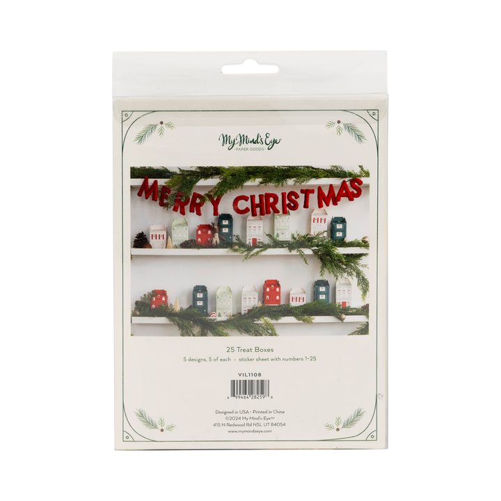 PRE-ORDER (26/09-02/10): Christmas Village Treat Boxes (set of 25)
