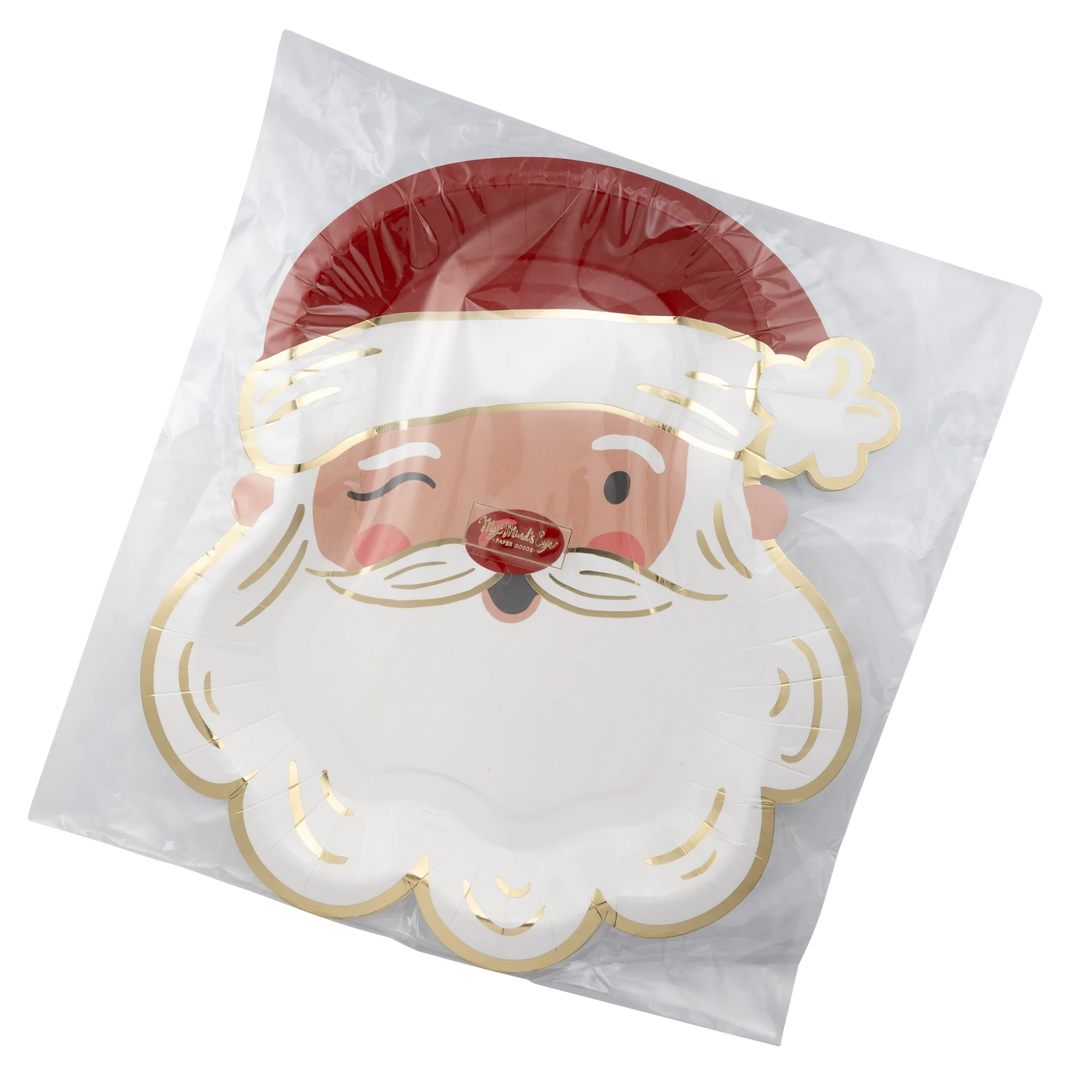 PRE-ORDER (26/09-02/10): Jolly Wink Santa Paper Plate