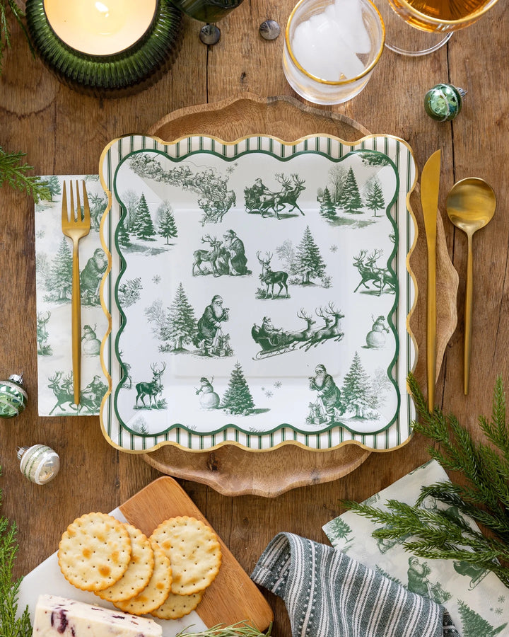 PRE-ORDER (6-8 Oct): Winter Toile Dinner Napkin