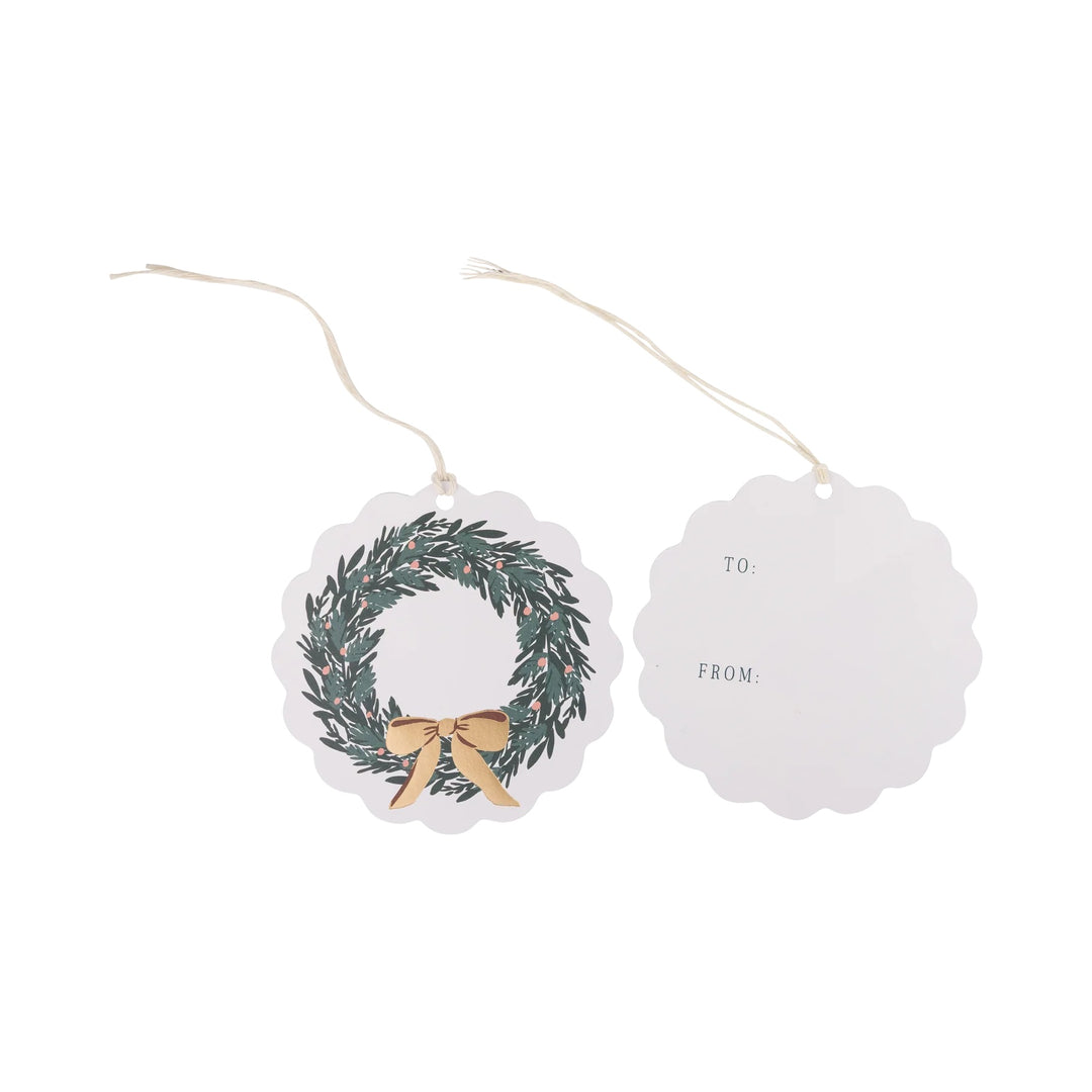 PRE-ORDER (6-8 Oct): Wreath Gift Tags (set of 12)