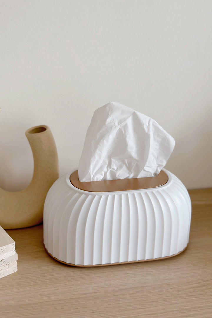 Grooved Tissue Box (4 colours)