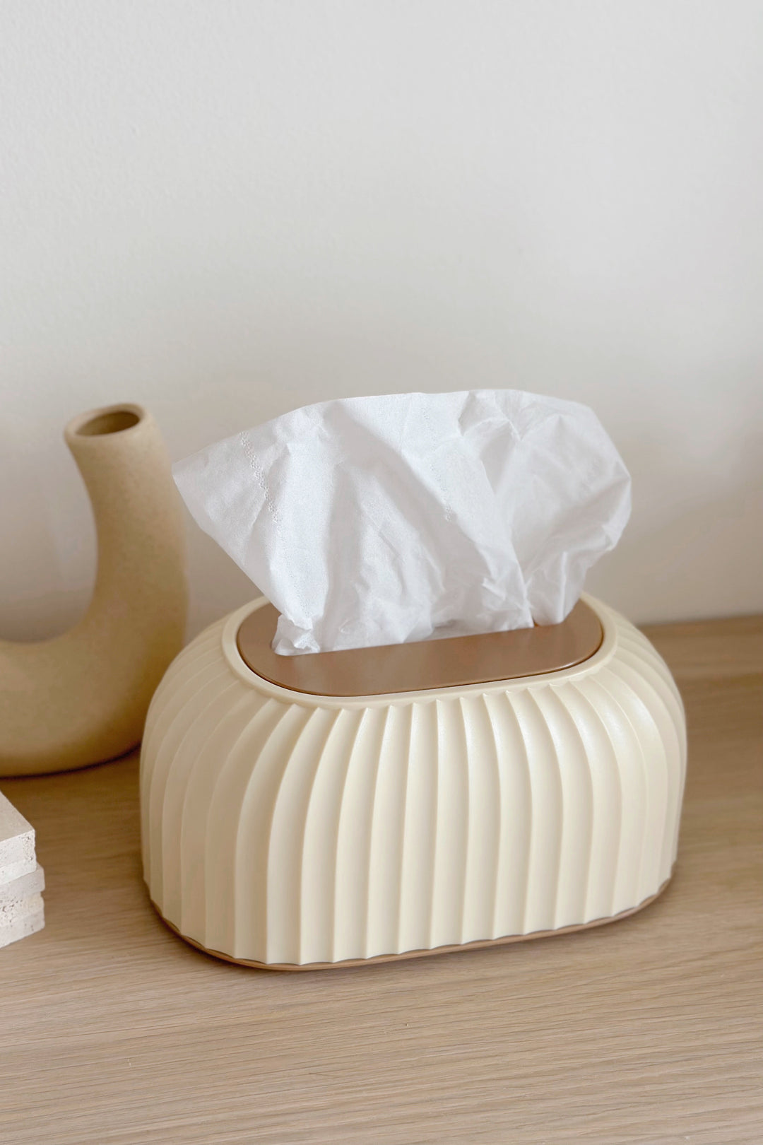 Grooved Tissue Box (4 colours)