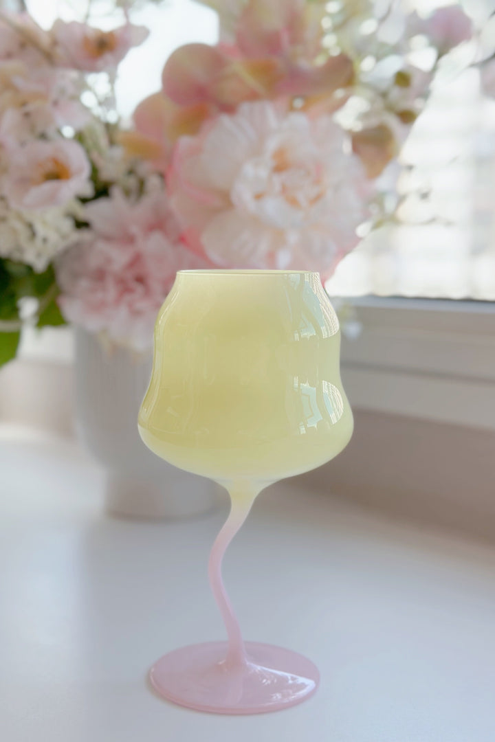Pastel Chubby Wine Glasses (3 colours)