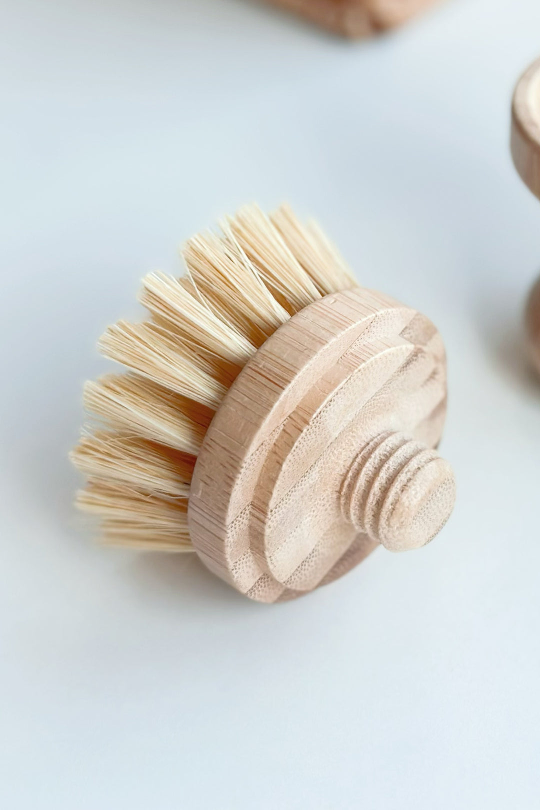 Short Bamboo Handle Replaceable Eco Scrubber