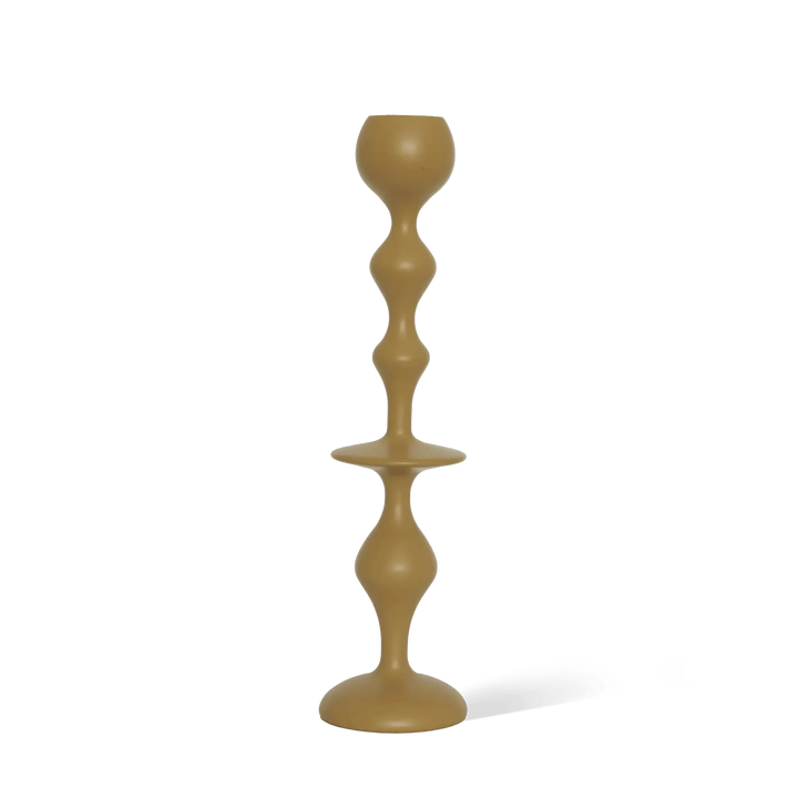 Infinity Candle Holder - Mustard Large