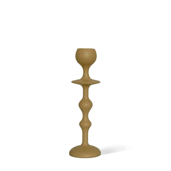 Infinity Candle Holder - Mustard Medium