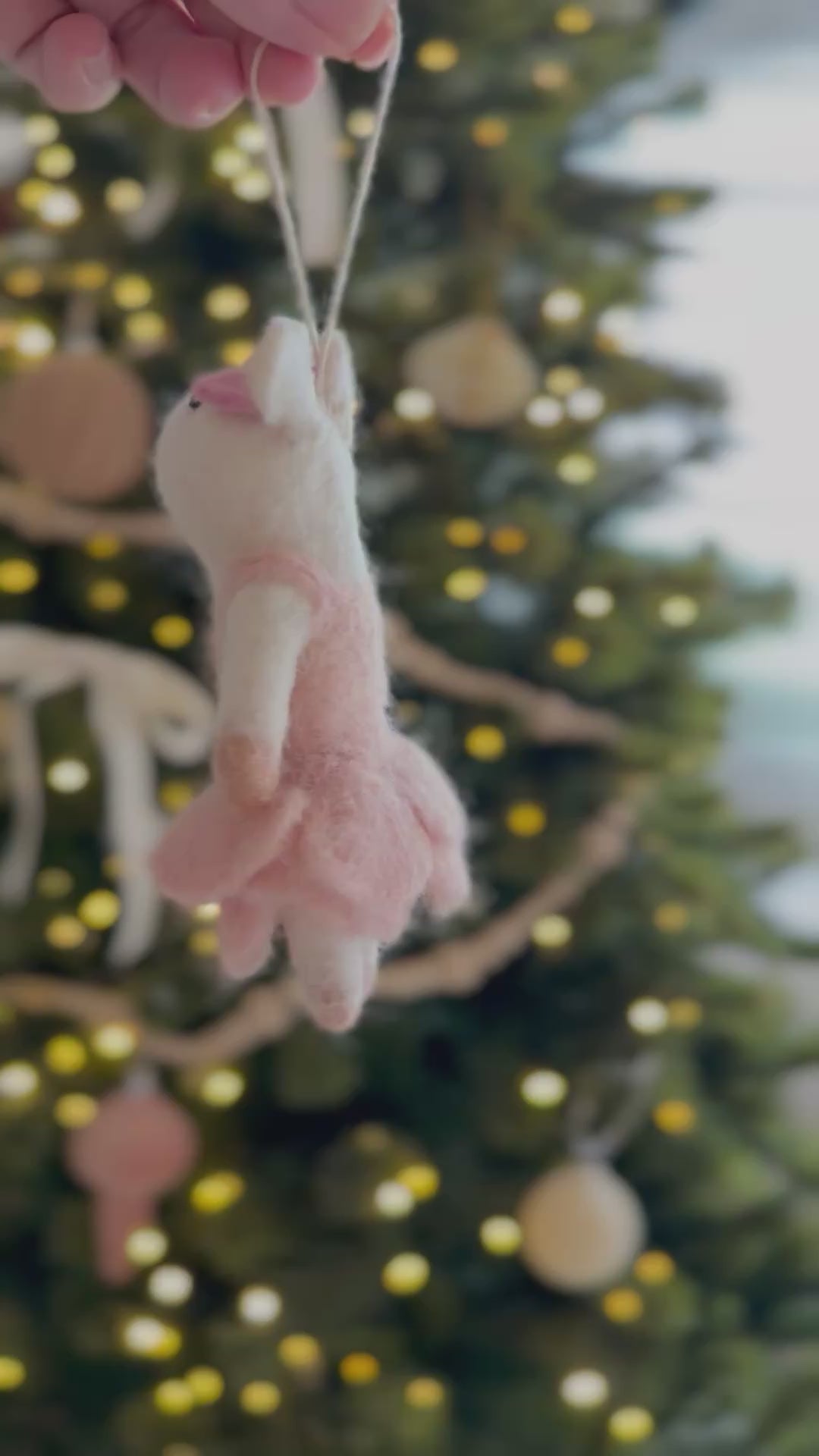 Blush Ballerina Mouse Ornament