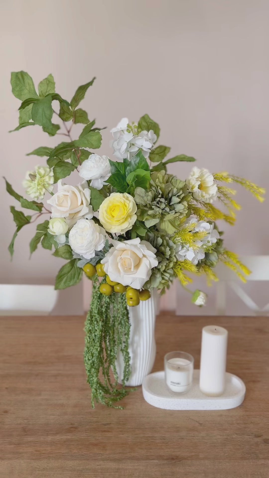 Verdant Light Bloom in the Vase (1-sided)