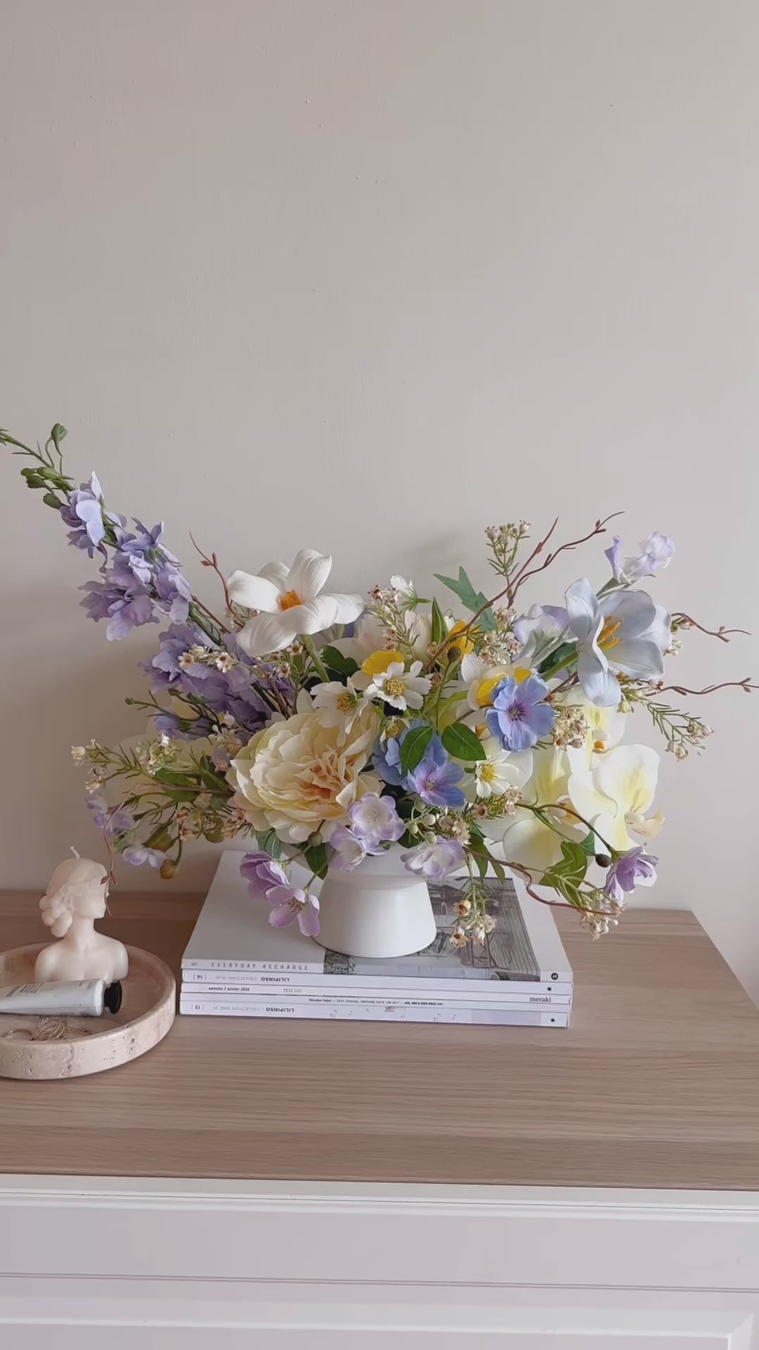 Pastel Serenity Blossoms In The Pot (2-sided)