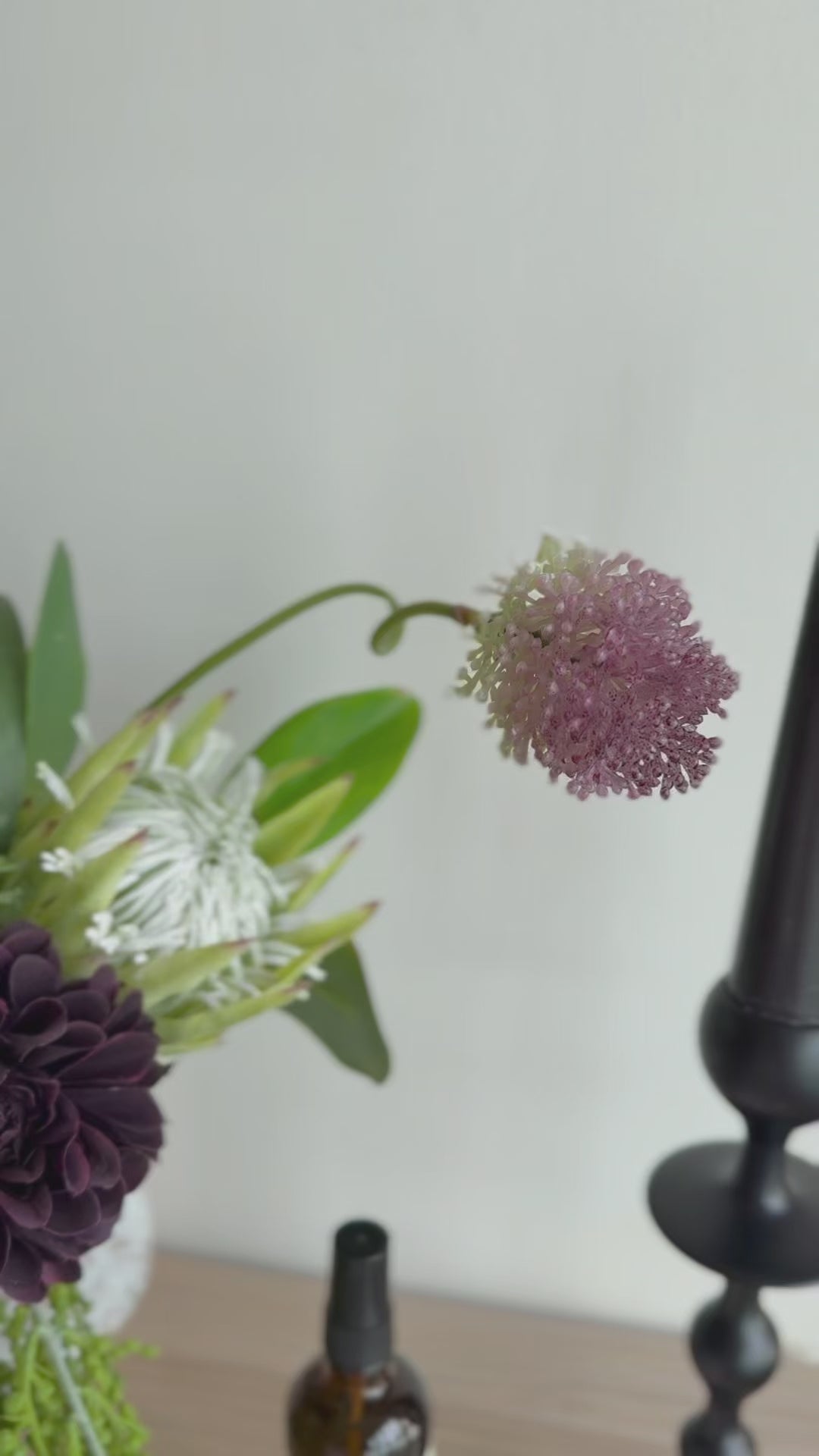 Midnight Verdure Cascade In The Vase (1-sided)