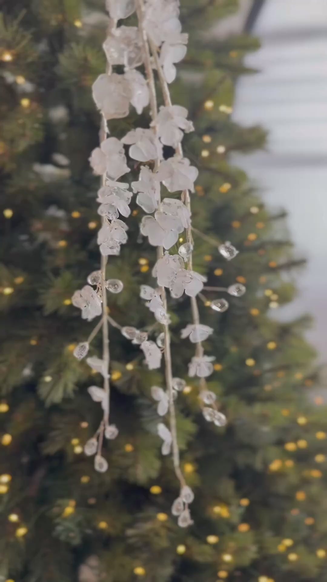 Frosted Petal Bead Branch