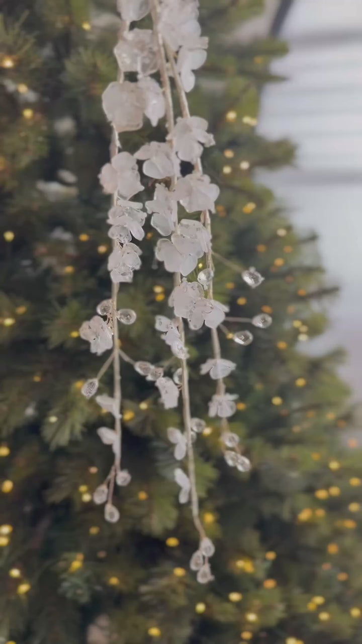 Frosted Petal Bead Branch