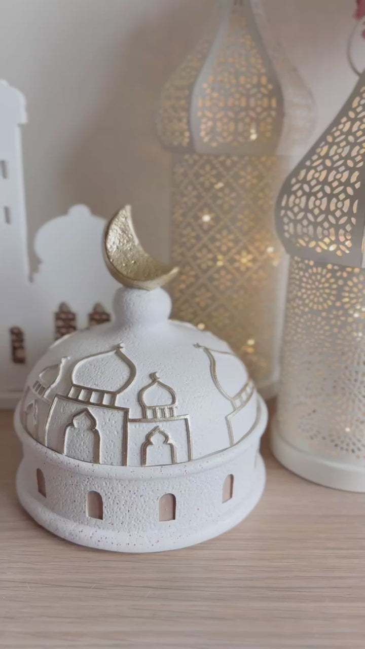 Golden Crescent Keepsake Box