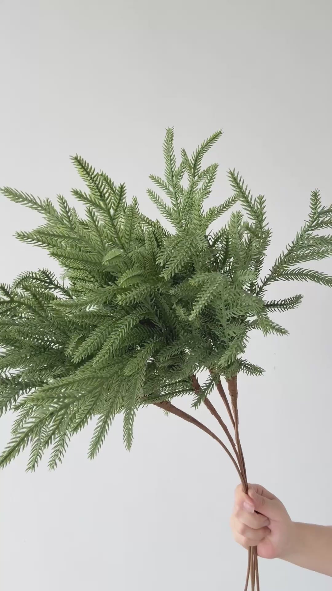Real-Touch Woodland Pine Faux Branch