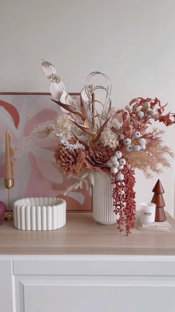 Gilded Earth Bloom in the Vase (1-sided)