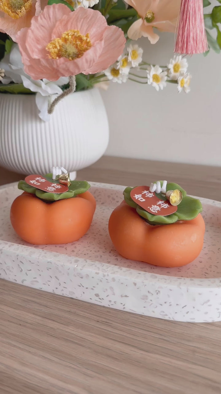 Prosperity Persimmon Decor Candle