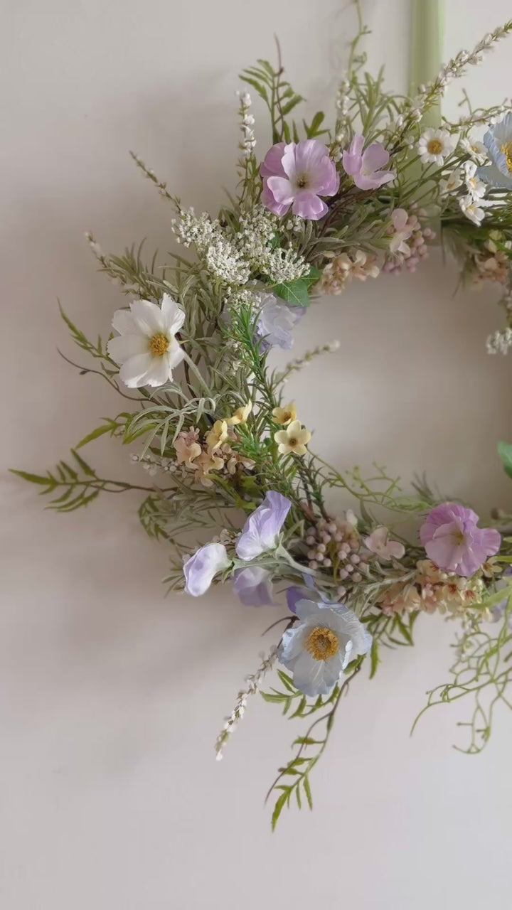 PRE-ORDER (13-16 May): Pastel Whispers Wreath