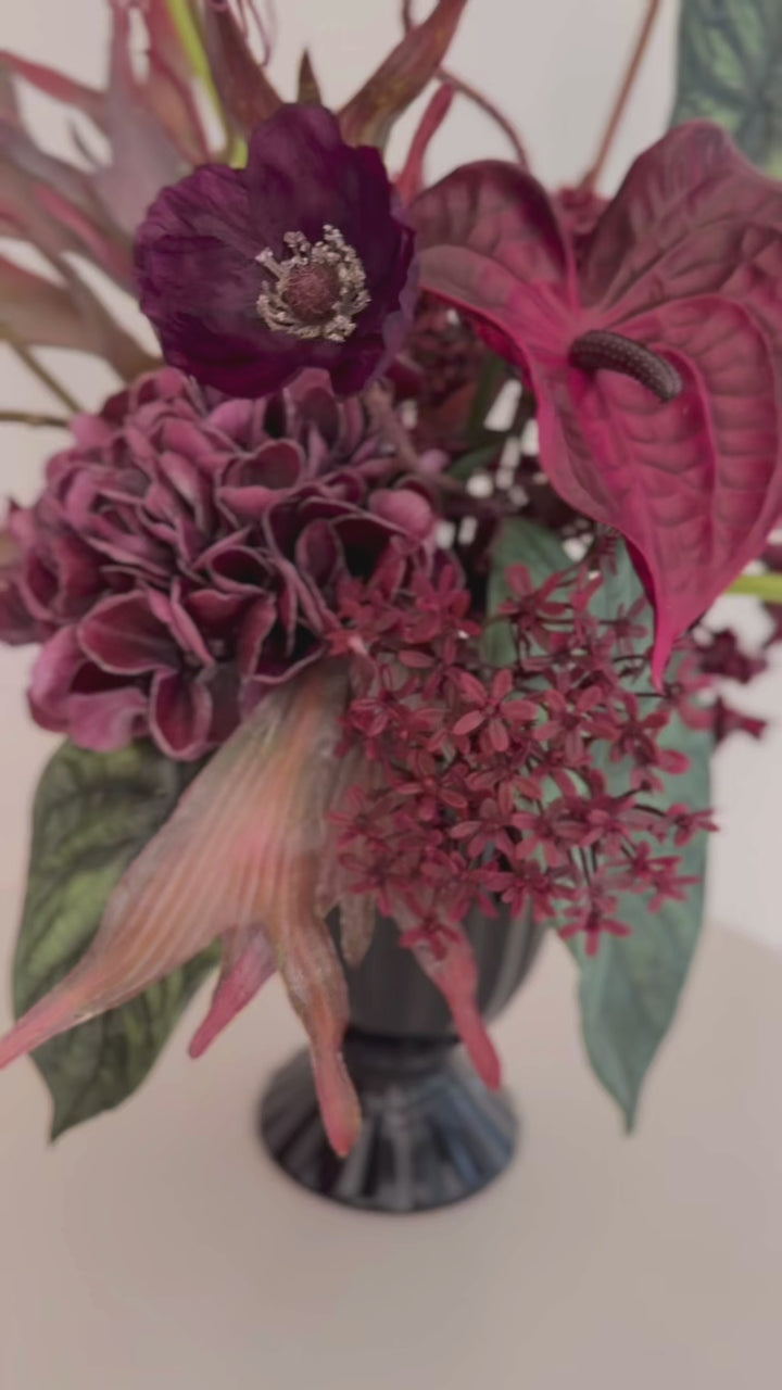 Velvet Nocturne Bloom in the Vase (1-sided)