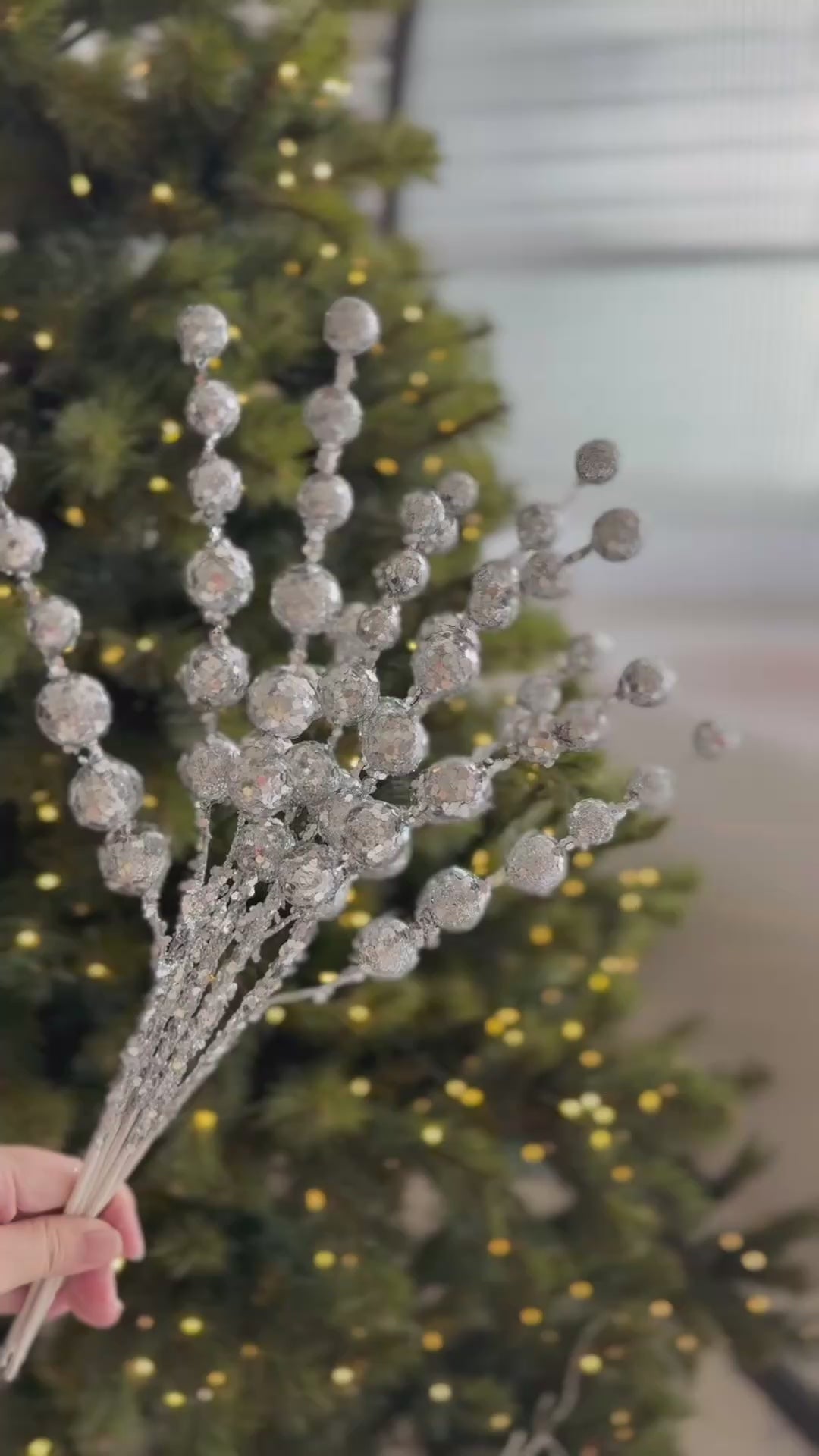 Winter Glimmer Branch Set (set of 5 stalks)