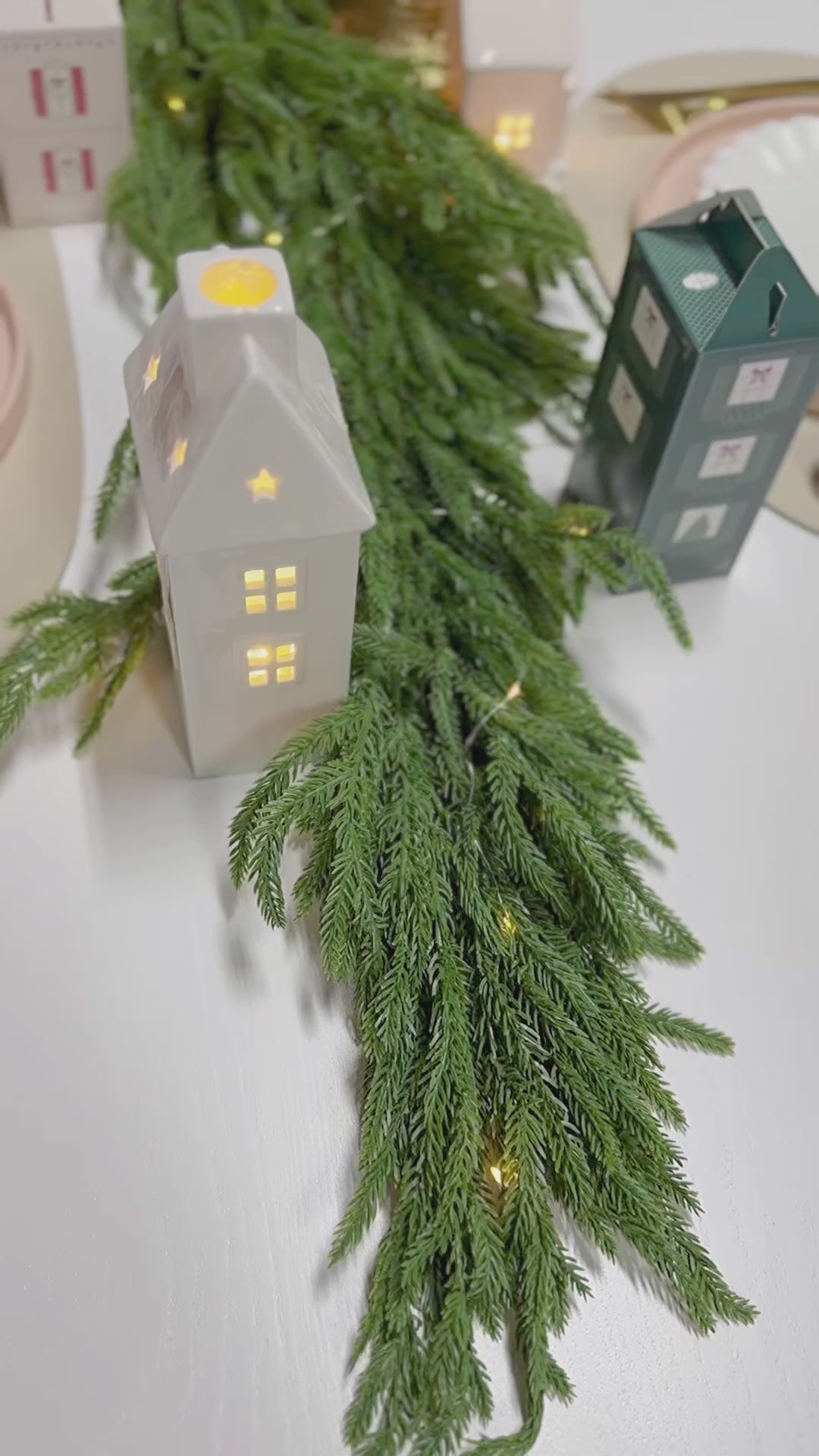 PRE-ORDER (15-21 Oct): Real Touch Whimsical Norfolk Pine Garland
