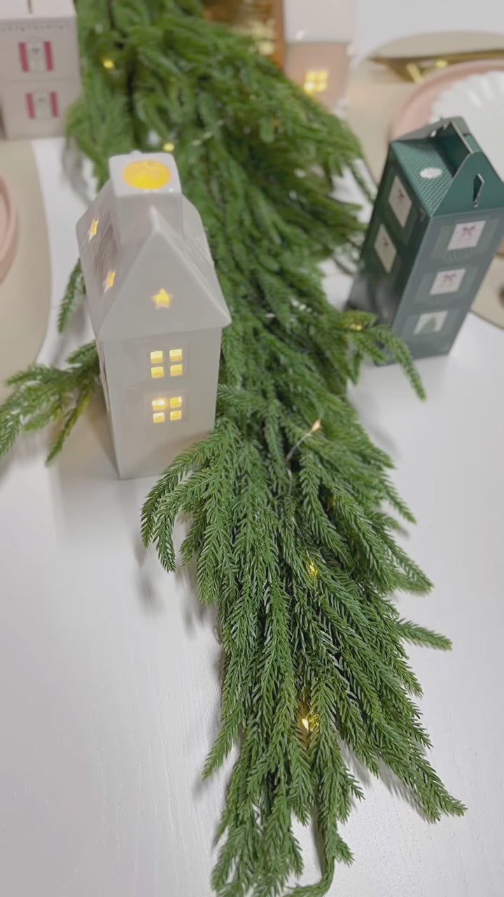 PRE-ORDER (15-21 Oct): Real Touch Whimsical Norfolk Pine Garland