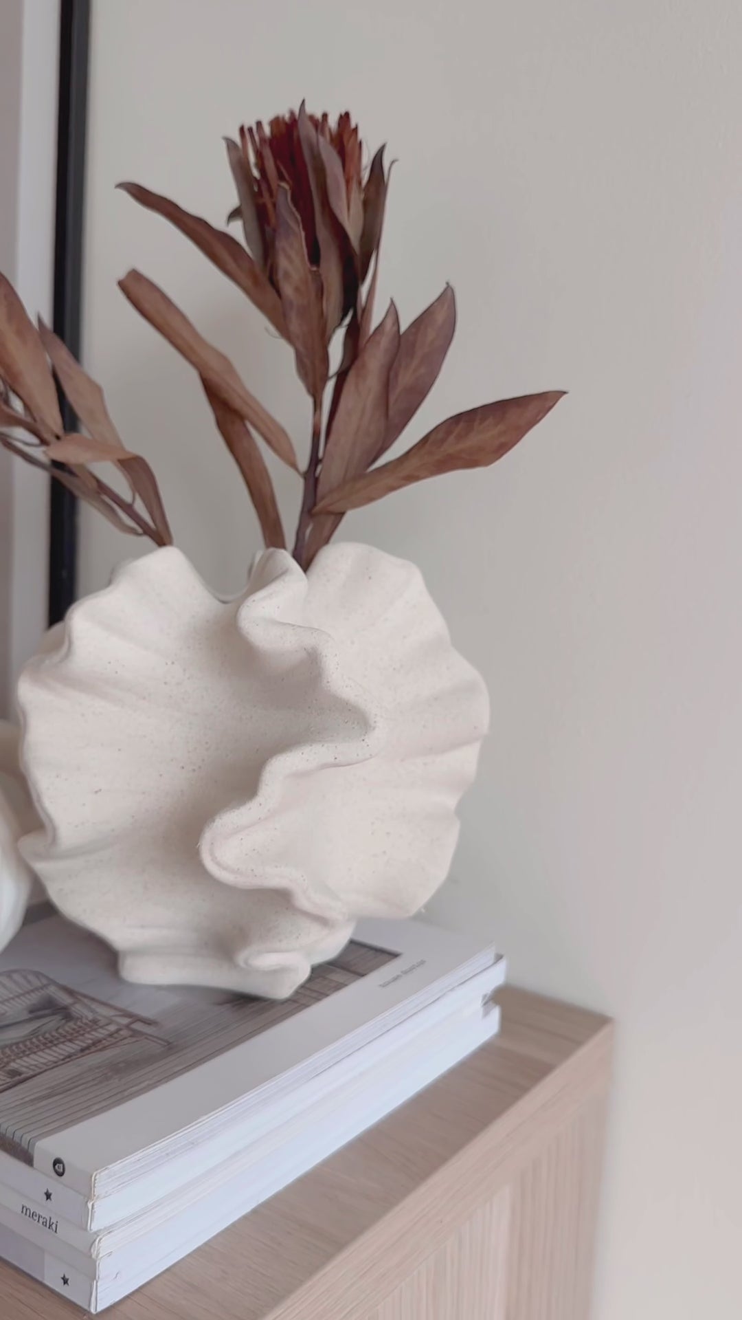 Ripple Sculpted Decor Vase