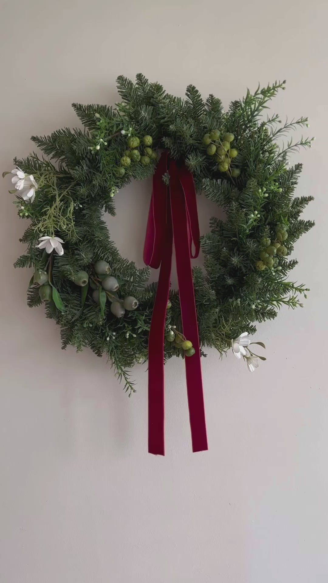 PRE-ORDER (17-23 Oct): Rustic Berry Forest 50cm Wreath
