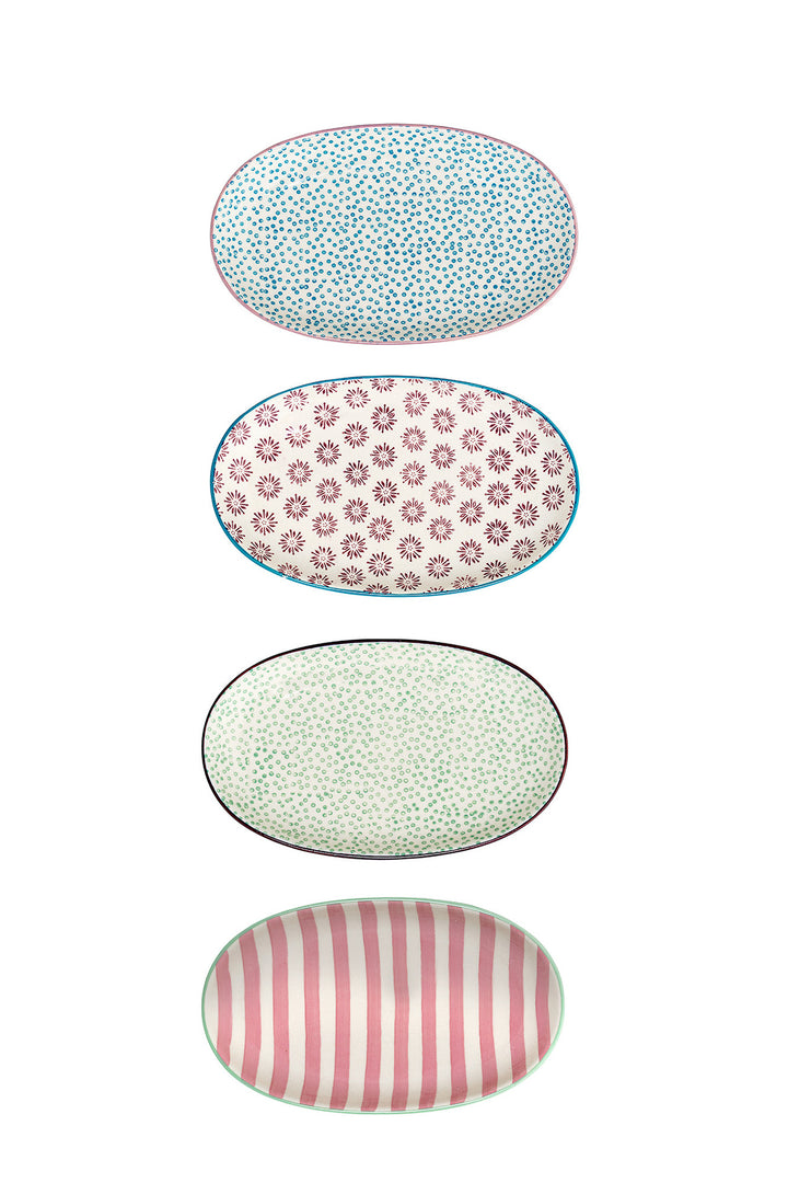 Patrizia Oval Plate, Dining, Bloomingville - 3LittlePicks
