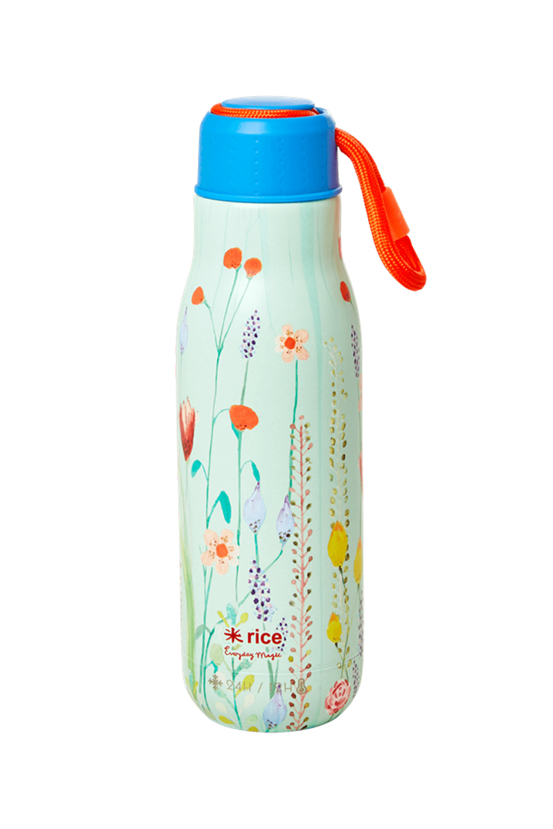 Summer Flowers Stainless Steel Water Bottle