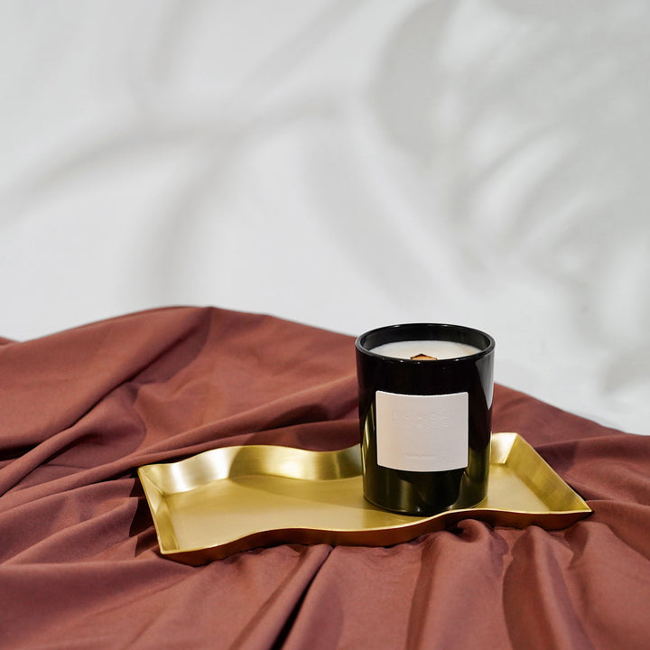 Wave Brass Tray
