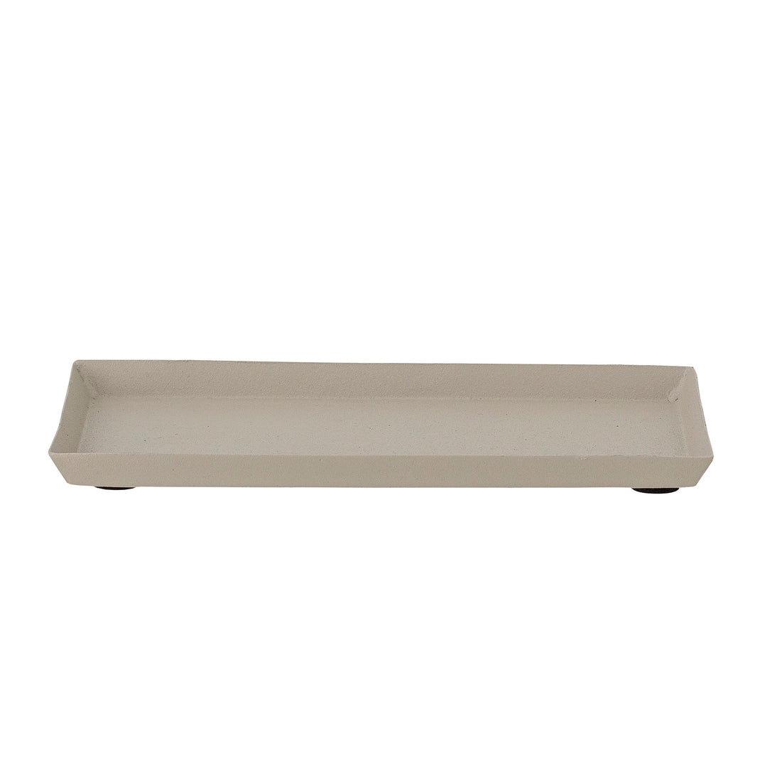 Simple Beige Aluminium Tray