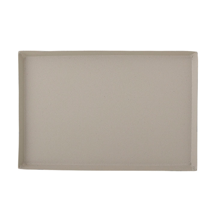 Simple Beige Aluminium Tray