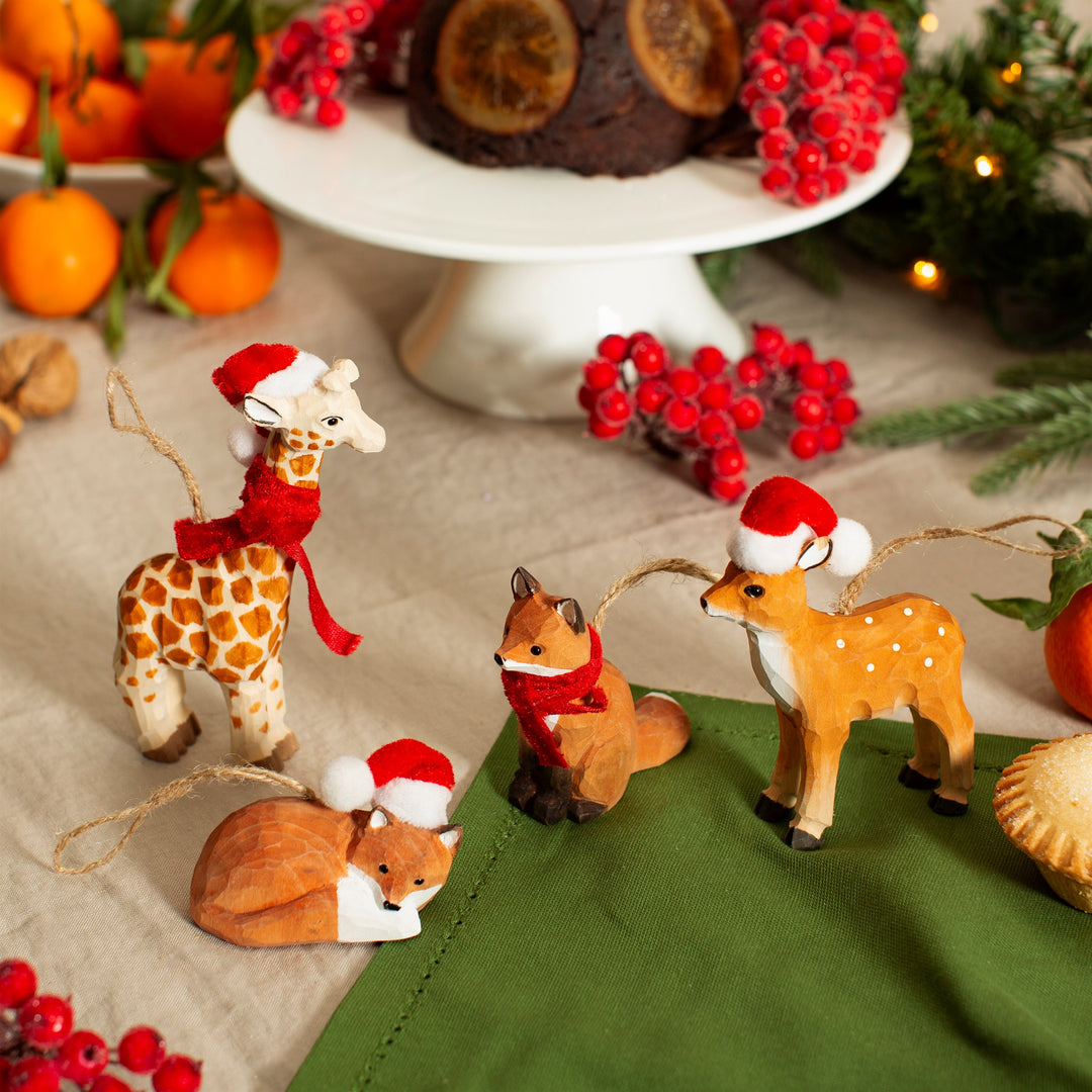 Fox Wooden Hanging Decoration