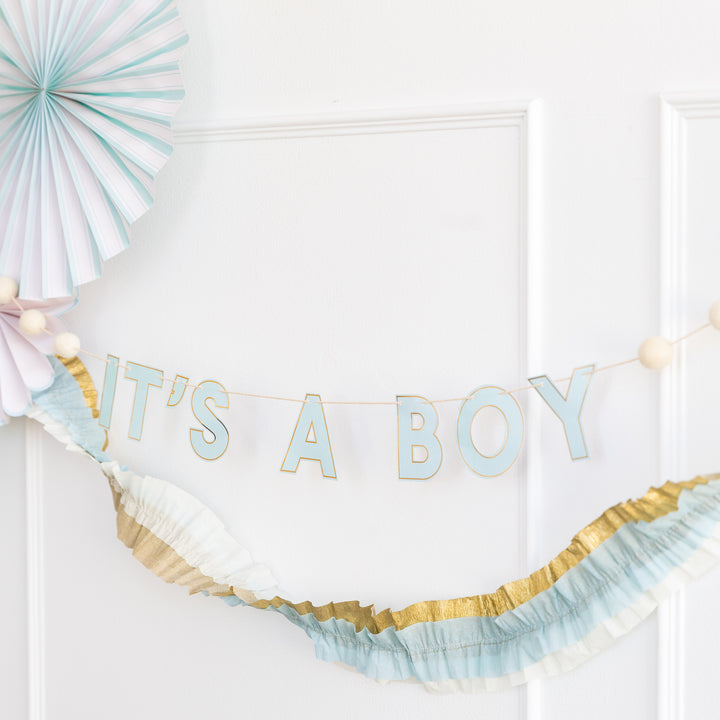 Baby Blue Banner Set