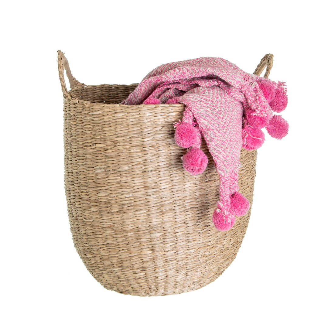 Woven Seagrass Storage Basket, Storage, Sass & Belle - 3LittlePicks