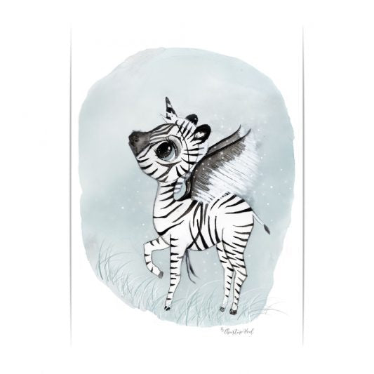 Zebra, Decor, By Christine Hoel - 3LittlePicks