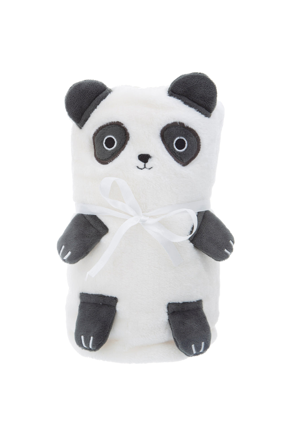 Panda Soft Fleece Baby Blanket, Cushion, Sass & Belle - 3LittlePicks