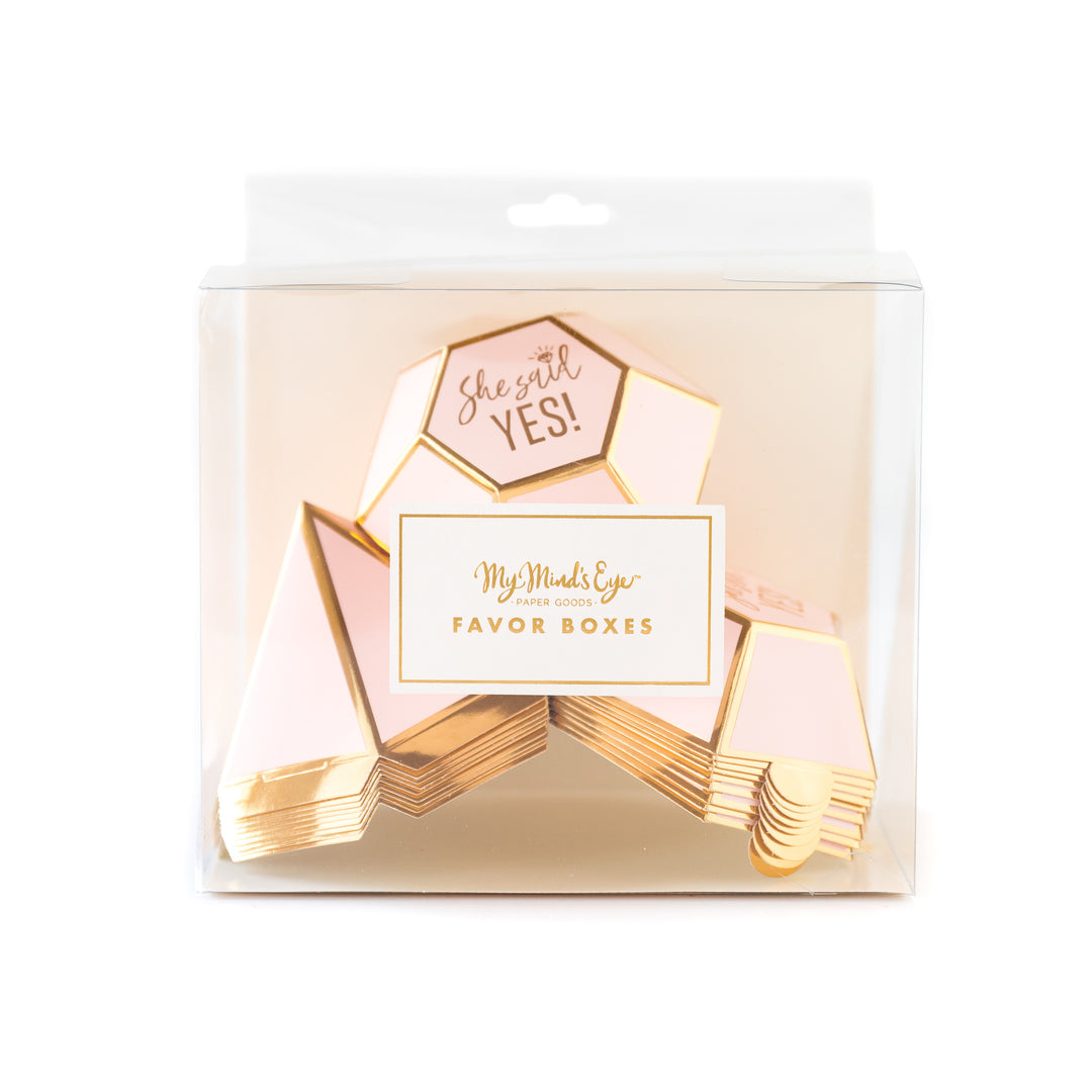 Bride To Be Favor Boxes, Partyware, My Mind's Eye - 3LittlePicks