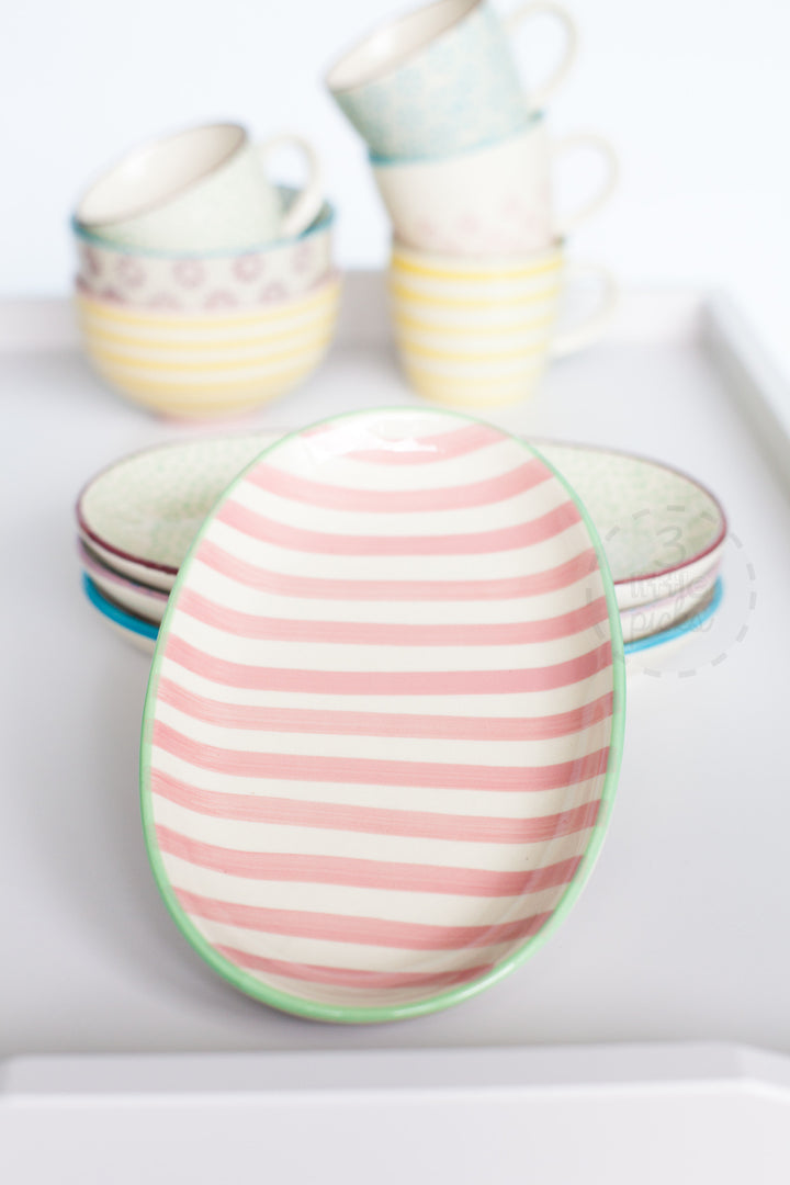 Patrizia Oval Plate, Dining, Bloomingville - 3LittlePicks