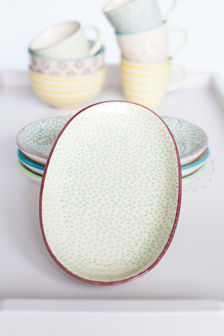 Patrizia Oval Plate, Dining, Bloomingville - 3LittlePicks